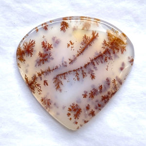 หินโมรา100% ธรรมชาติ dendritic Cabochon อัญมณีหลวมที่มีรูปร่างผสมและทุกขนาดสำหรับการทำเครื่องประดับอาเกต - Product Image 1