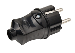 Enchufe macho con conexión a tierra tipo F Schuko de 16A y 250V – Enchufe europeo - Product Image 2