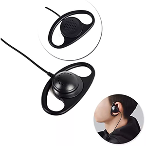 3,5mm escuchar recibir solo Radio auricular en forma de D Walkie Talkie auriculares para Motorola Hytera Kenwood altavoz de Radio bidireccional micrófonos - Product Image 5