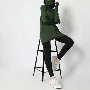 2026 Custom Winter Streetwear Solid Eco-Friendly Full Body Cover Muslim Sportswear Modest <b>Hoodie</b> & Sweatpants Tracksuit Set - Product Image 4