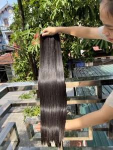 Paquetes negros de color natural de cabello humano vietnamita de alta calidad de grado 12A con precio al por mayor - Product Image 4