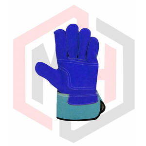 ถุงมือนิรภัยหนังวัวแบบแยกได้ถุงมือเชื่อมและทำงานในสวนใช้งานทั่วไป - Product Image 2