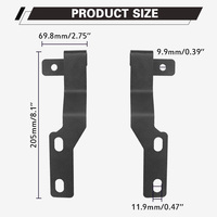 Support de montage pour feux de travail LED sur montant A et capot, support de fixation pour feux de fond pour Toyota Tacoma 2e génération 2005-2015