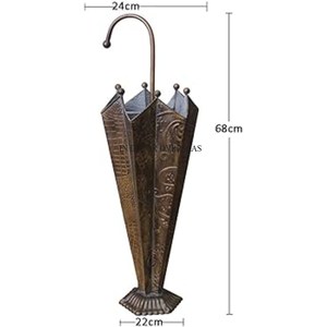 High Standard Quality <b>Metal</b> Unique Texture Finishing Cylinder Shape <b>Umbrella</b> <b>Stand</b> Household And Hotel Usage Supplies From India - Product Image 2
