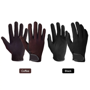 Gants d'équitation thermiques en microfibre personnalisés pour hommes et femmes, antidérapants, respirants, compatibles avec les écrans tactiles, quatre gants d'équitation - Product Image 3