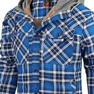 Sweat à capuche en flanelle pour homme avec poche avant, capuche et cordon de serrage réglable, matière douce et confortable - Product Image 5