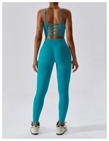Conjunto Deportivo de Dos Piezas para Mujer, Leggings y Top Corto, Transpirable, de Secado Rápido, Ligero, Antiarrugas, Poliéster/Algodón