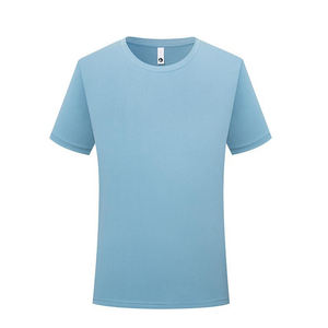 T-shirts imperméables en coton super fibre résistant à l'eau et au lait, au café T-shirt uni vierge en coton imperméable pour hommes - Product Image 6