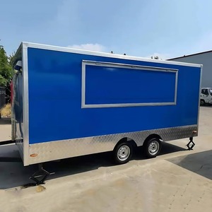 Fabrik preis Mobile Food Trailer für Hotdogs Ice Cream Snacks Chips-220v Street Food Truck - Product Image 1