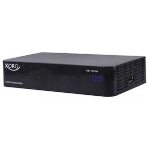 Decodificador Xoro HRT 7615 NP DVB-T2 Negro, 10 Bits HEVC para DVB-T2, Producto de Alto Rendimiento - Product Image 1