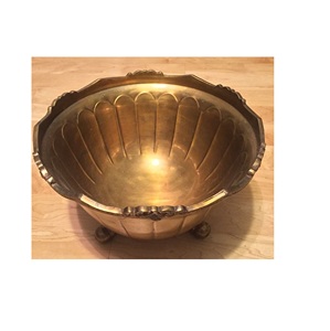 Bols à fruits ronds personnalisés en métal nickelé avec Base décorative bol tendance en aluminium nickelé brillant - Product Image 4