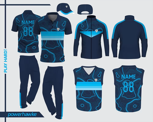 Aspecto decente Ropa deportiva Cricket Jersey con cuello Jersey camiseta Impresión personalizada Logo nombre del equipo - Product Image 3