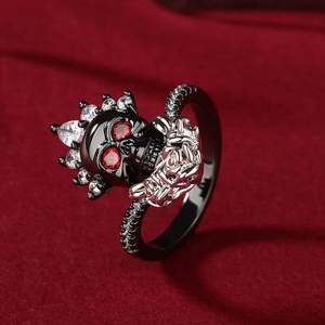 แหวนเงินแท้รูปหัวกะโหลกและดอกกุหลาบ Jeulia My Queen - Product Image 6