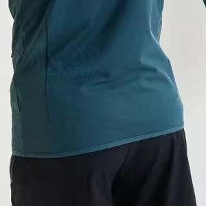 Chaqueta de entrenamiento para hombre con logotipo personalizado, tejido de punto de LICRA y poliéster, con cremallera completa, transpirable para la temporada de invierno - Product Image 6