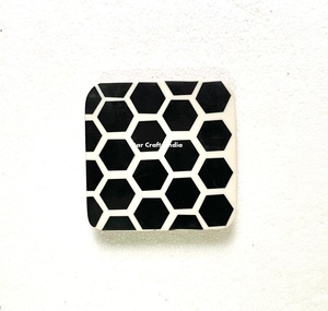 Posavasos de varias piezas cortadas, alfombrillas de resina de madera, almohadillas redondas para el hogar, Hotel, resina epoxi redonda natural, accesorios de cocina de Acacia - Product Image 3