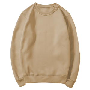 Premiум calidad cuello redondo sudadera 100% algodón polar transpirable cómodo personalizado impreso bordado Logo Top pulóver invierno - Product Image 3