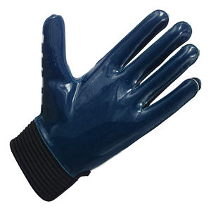 Gants de football américain à paume antidérapante en silicone imprimés or personnalisés pour les sports de plein air - Product Image 3