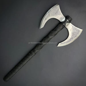 Factory Price Multi-purpose Use Different Color Wooden Handle Damascus Steel <b>Axes</b> High Quality Most Popular Design Damascus <b>Axes</b> - Product Image 4