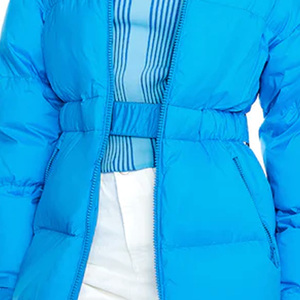 Fabricante profesional, venta al por mayor, chaquetas universitarias de Invierno para mujer, chaquetas acolchadas largas transpirables de moda de último estilo para mujer - Product Image 5