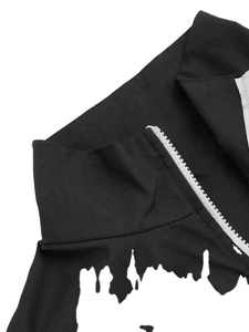 Chaqueta cortavientos de talla grande ligera reflectante personalizada para hombre, impermeable, deportiva, exterior, poliéster, chaquetas de invierno para hombre - Product Image 2