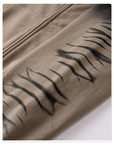 Sweat à capuche personnalisé brodé pour l'hiver 2026, 100% coton, confortable, unisexe, streetwear - Product Image 5