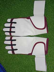 2025 personnalisé longue manchette frappeur Baseball gants fabricants Logo conception en cuir véritable homme enfants jeunesse Baseball Softball gants - Product Image 4