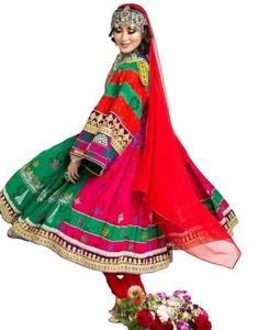 Nueva llegada tribal de moda afgana Kuchi vestido de señoras de manga larga ropa de fiesta madgul Maxi Afghani elegante guldoze vestidos - Product Image 3