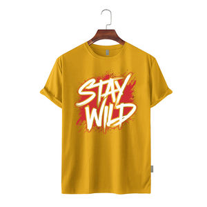 T-shirt à manches courtes en coton tricoté respirant et écologique pour hommes grande taille, tendance 2026, avec logo personnalisé sur le devant, vente en gros OEM - Product Image 3