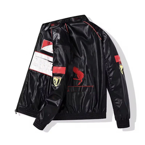 Veste en cuir pour homme de haute qualité de meilleur fournisseur de différentes tailles vente directe d'usine Veste en cuir pour homme - Product Image 5