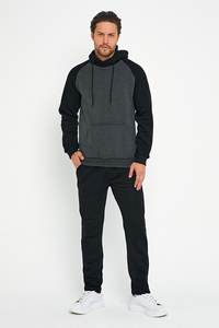 ชุดวอร์มสองชิ้นสำหรับผู้ชายชุดวอร์มชุดกีฬาชุดวิ่งเล่นฟุตบอลมีฮู้ดซิปเต็มโลโก้ออกแบบได้ตามต้องการพร้อมโลโก้ได้ตามต้องการ - Product Image 2