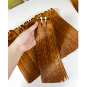 Super Double Bonestraight Bundles pelucas y tejidos Personalizar Kinky Bouncy Curl Body Wave Hair Fábrica vietnamita al por mayor - Product Image 1