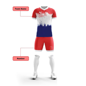 Personalizado Nuevo Diseño Fútbol Ropa Uniforme 100% Poliéster Francia Fútbol Jerseys Fútbol Camisetas Para Hombres - Product Image 6
