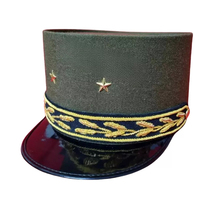 Forraje Kepi Amarillo con bordado antiguo Venta en línea Bummers Antique Caps Manufactures