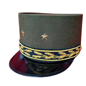 Forraje Kepi Amarillo con bordado antiguo Venta en línea Bummers Antique Caps Manufactures - Product Image 6