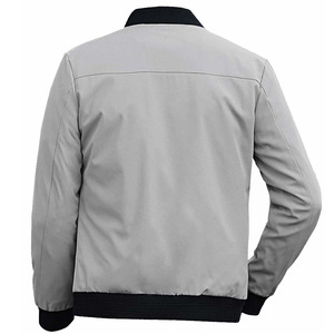 Blouson d'aviateur vintage personnalisé coupe-vent imperméable 100% polyester blousons d'aviateur pour hommes de grande taille - Product Image 4