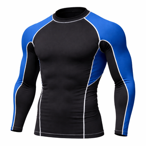 Camiseta de Compresión Unisex Premium para Entrenamiento, Gimnasio, MMA, Surf, Elástica en Cuatro Direcciones, Transpirable, de Secado Rápido, UPF50, Antibacteriana - Product Image 4