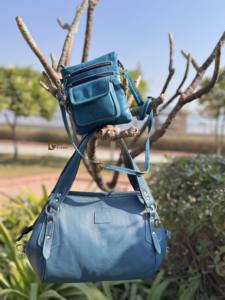 Combo Of Two Genuine Leather Tote <b>Bag</b> & Sling <b>Bag</b> Stylish Purse Latest Designer Wholesale <b>Bags</b> for <b>Women's</b> Multi Use - Product Image 3