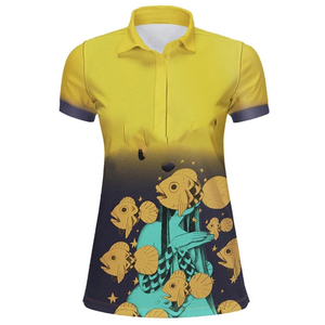 เสื้อยืดพิมพ์ซับลิเมชันสำหรับผู้หญิงที่มีการออกแบบที่มีสีสันยาวนานและเข้ารูปทันสมัย - Product Image 1