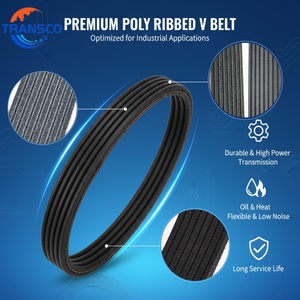 حزام مروحة ناقل الحركة 5PK980 لمحركات فولفو وإيسوزو 4JA1 4JB1 KTA38، حزام قيادة السيارة بالجملة من المصنع - Product Image 2