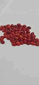 พลอยปะการังแดงธรรมชาติจากอิตาลี, พลอยเม็ดเดี่ยว, สำหรับทำเครื่องประดับ, รูปทรงวงรี, คุณภาพดี - Product Image 2