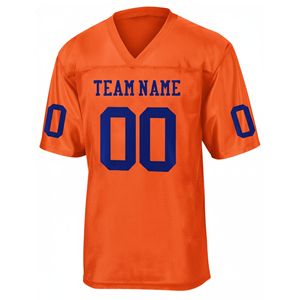 Wholesale Custom American Football Jersey Breathable Mesh-Stitched Rugby Shirts Uniform Sublimation Teamwear for <b>Match</b> Practice - Product Image 1