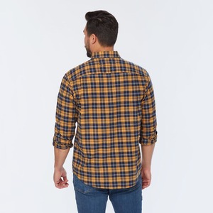 เสื้อผู้ชาย100% เสื้อเชิ้ตผ้าฝ้ายลำลองตรวจสอบ - Product Image 3
