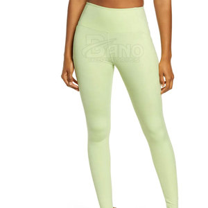 Leggings Deportivos de Cintura Alta sin Costuras para Mujer, Ropa Deportiva Transpirable, Tejido de Punto de Spandex/Poliéster, Personalizado - Product Image 2