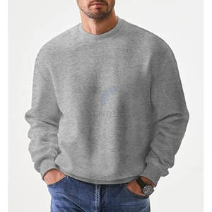 Sudadera con Forro de Sherpa para Hombre, Sudadera de Forro Polar, Cuello Alto, Cálida, Suave, Térmica, Acogedora, Informal, para Clima Frío, Bordada - Product Image 3