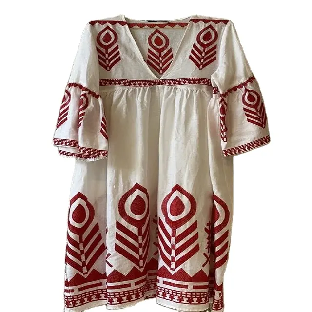 Vestido de playa de verano de lujo para mujer, vestidos blancos, ropa de baño para cubrir, ropa de playa, encaje de ganchillo para mujer