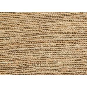 Alfombras de Yute y Cáñamo Anudadas a Mano Hula, Color Beige y Marrón Sólido para el Hogar-Px-01 - Product Image 3