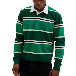 เสื้อโปโลแขนยาวผู้ชาย ราคาสุดคุ้ม ทันสมัย แห้งเร็ว ผ้าฝ้าย 100% รับผลิตแบบ OEM - Product Image 4