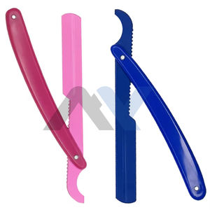 Cuchilla de Acero Inoxidable Personalizada, Soporte para Maquinilla de Afeitar, Cuchillo Plegable de Borde Recto, Turco - Product Image 6