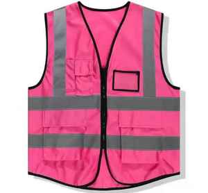 Nuevo chaleco de seguridad reflectante de alta visibilidad personalizado para trabajos de construcción o actividades al aire libre ropa de trabajo apropiada - Product Image 5