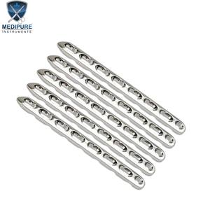 Placas de Compresión de Bloqueo Quirúrgicas Ortopédicas Veterinarias, Implantes de Fijación Ósea de Acero Inoxidable con Orificios Personalizables - Product Image 2